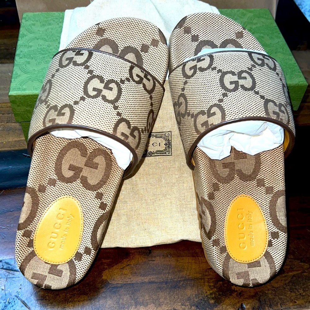 Gucci GG mens slides size 9.